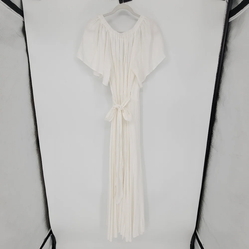 L*Space Cream Off-Shoulder High Low Dress - Picture 4 of 8